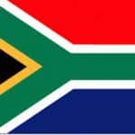 Vlag van Zuid-Afrika.
